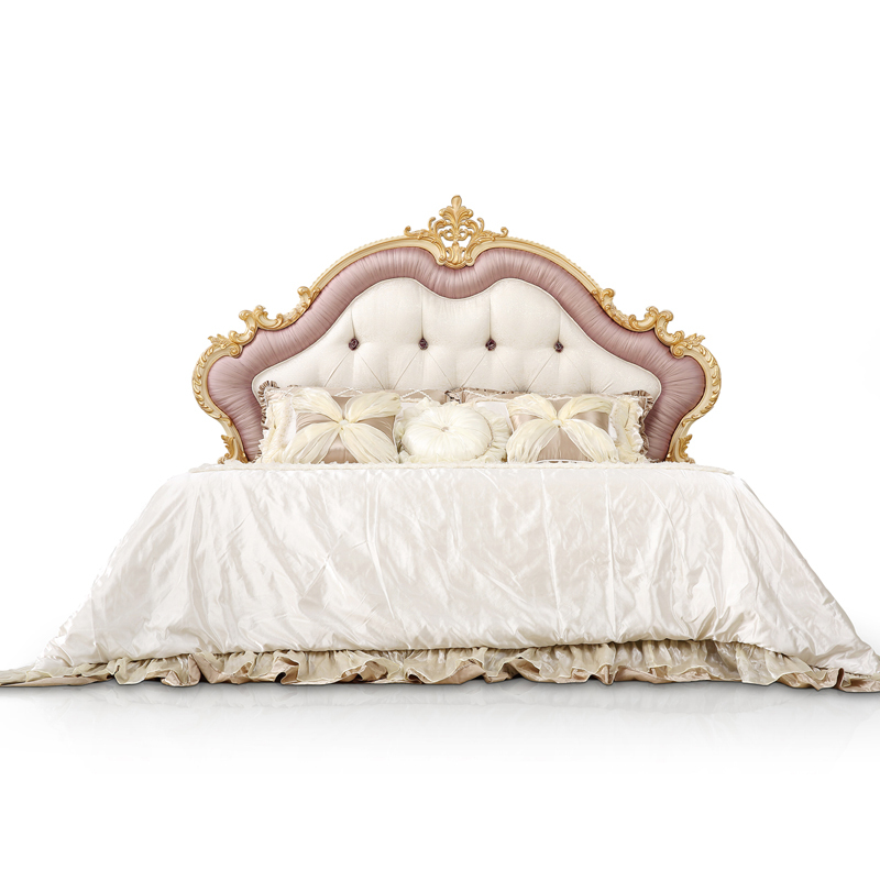 Fancy Soild Wood White Fabric Upholstered Headboards Beds,EKAR FURNITURE CO.,LTD,Fancy Soild Wood White Fabric Upholstered Headboards Beds  - Ekar Furniture,foshan furniture factory,custom Furniture factory,china furniture factory