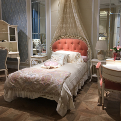 ,MY SHOP,Girls Single Bed New Frames Full Size Upholstered Headboard For Sale - Ekar Furniture,foshan furniture factory,custom Furniture factory,china furniture factory