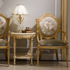 ,MY SHOP,Purchase Dining Room Golden Small Arm Chair  - Ekar Furniture,foshan furniture factory,custom Furniture factory,china furniture factory