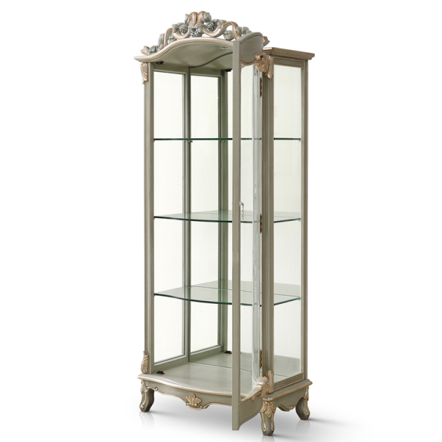 ,MY SHOP,French Style Glass Display Wine Cabinet for Living Room or Dining Room,foshan furniture factory,custom Furniture factory,china furniture factory