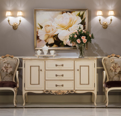 ,MY SHOP,Chinese furniture white teak classical dining room sideboard,foshan furniture factory,custom Furniture factory,china furniture factory