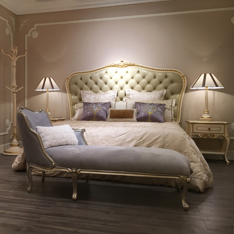 Home Furniture Bedroom Furniture White Wooden Bed,EKAR FURNITURE CO.,LTD,,foshan furniture factory,custom Furniture factory,china furniture factory