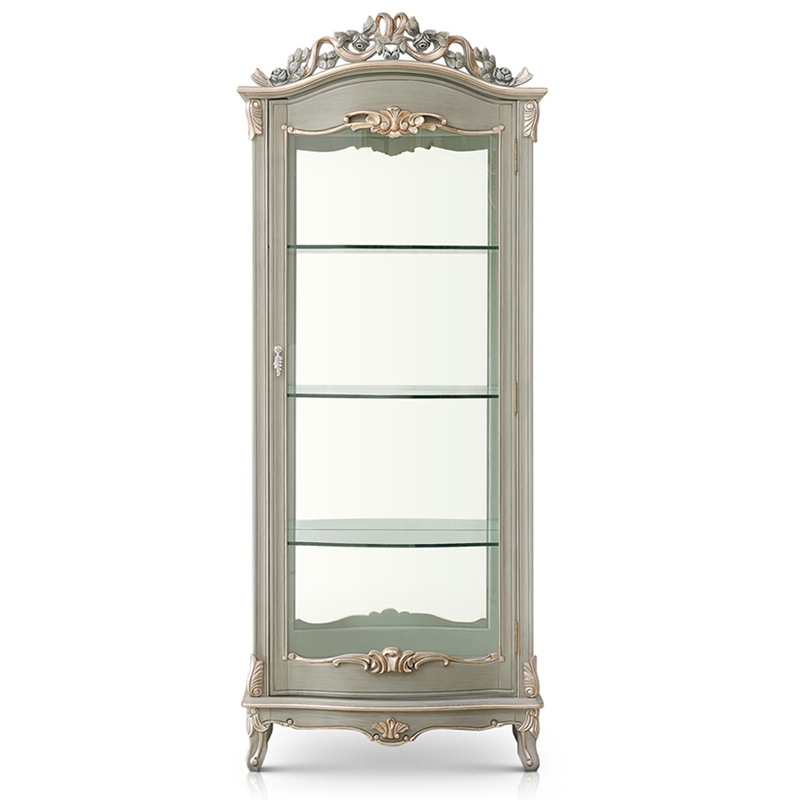 French Style Glass Display Wine Cabinet for Living Room or Dining Room,EKAR FURNITURE CO.,LTD,French Style Glass Display Wine Cabinet for Living Room or Dining Room,foshan furniture factory,custom Furniture factory,china furniture factory