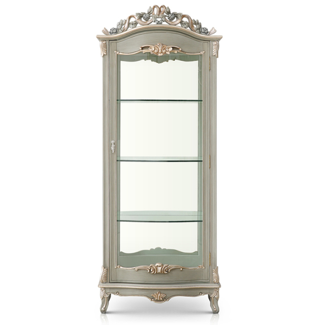 ,MY SHOP,French Style Glass Display Wine Cabinet for Living Room or Dining Room,foshan furniture factory,custom Furniture factory,china furniture factory