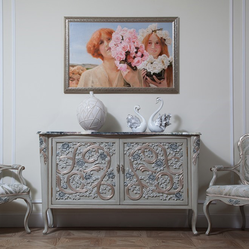 French Style Dining Room Sideboard with Storage Shelves and Drawers,EKAR FURNITURE CO.,LTD,French Style Dining Room Sideboard with Storage Shelves and Drawers,foshan furniture factory,custom Furniture factory,china furniture factory