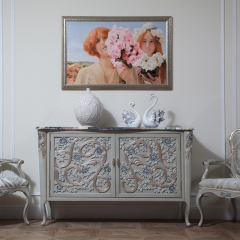 French Style Dining Room Sideboard with Storage Shelves and Drawers,EKAR FURNITURE CO.,LTD,French Style Dining Room Sideboard with Storage Shelves and Drawers,foshan furniture factory,custom Furniture factory,china furniture factory
