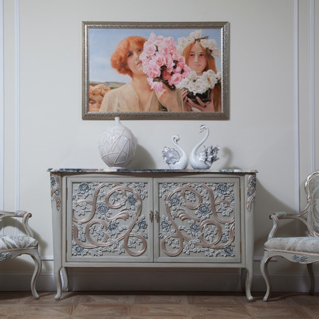 French Style Dining Room Sideboard with Storage Shelves and Drawers,EKAR FURNITURE CO.,LTD,French Style Dining Room Sideboard with Storage Shelves and Drawers,foshan furniture factory,custom Furniture factory,china furniture factory