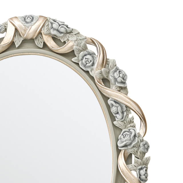 ,MY SHOP,French Classic Vanity Mirror with Carved Wood Frame and Adjustable Design,foshan furniture factory,custom Furniture factory,china furniture factory