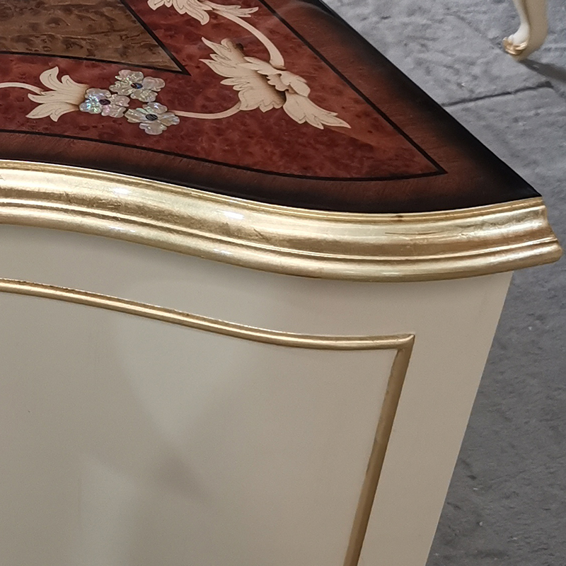 Kakhi White French Style Sideboard/Meal Side Container/Side Cabinet,EKAR FURNITURE CO.,LTD,Kakhi White French Style Sideboard/Meal Side Container/Side Cabinet,foshan furniture factory,custom Furniture factory,china furniture factory