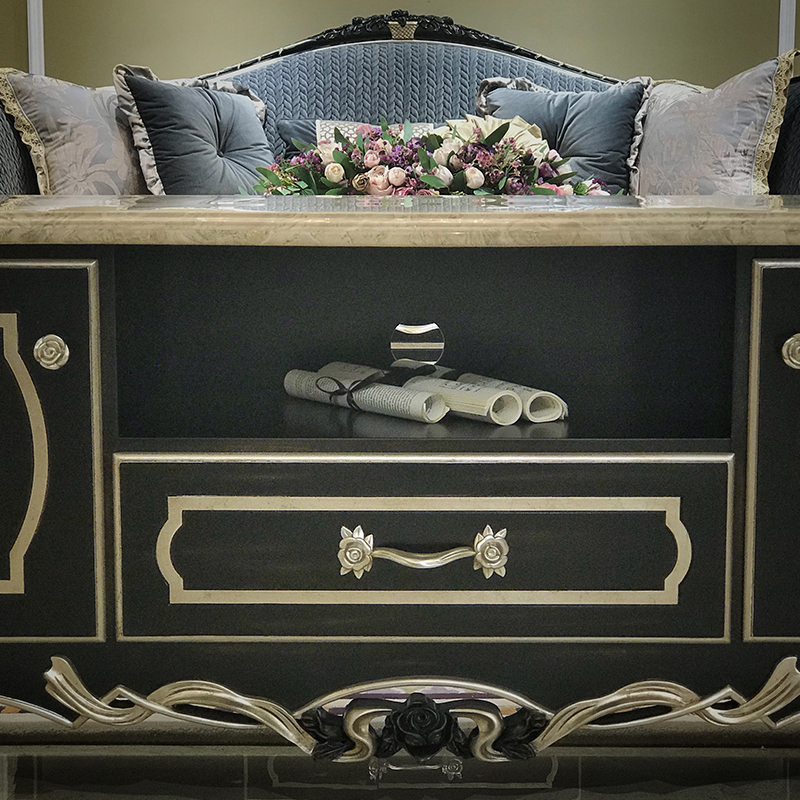 Exquisite Carved White Wooden TV Furniture Universal TV Stand,EKAR FURNITURE CO.,LTD,,foshan furniture factory,custom Furniture factory,china furniture factory