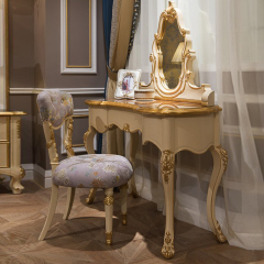 Veneered Ivory White Wooden Vanity Table/Dressing Table/Makeup Table,EKAR FURNITURE CO.,LTD,,foshan furniture factory,custom Furniture factory,china furniture factory