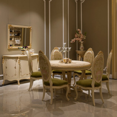 ,MY SHOP,French Style Solid Wood Dining Chair with Upholstered Seat for Kitchen and Dining Room,foshan furniture factory,custom Furniture factory,china furniture factory