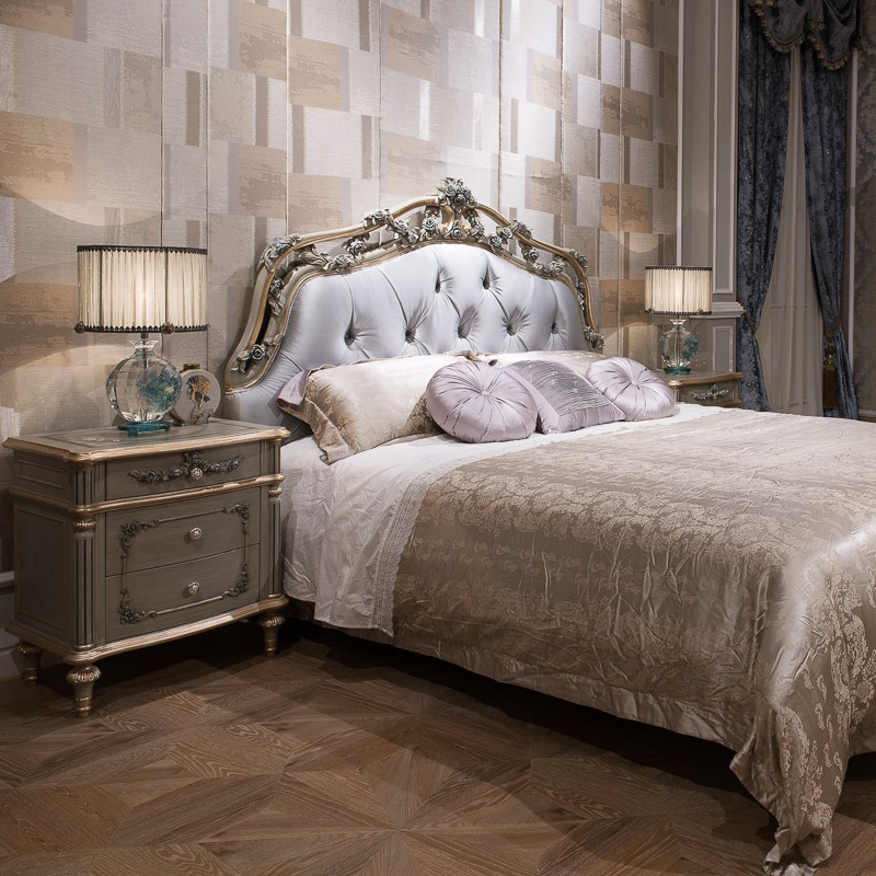 Antique Italian Nightstand with Carved Flower Pattern,EKAR FURNITURE CO.,LTD,Antique Italian Nightstand with Carved Flower Pattern,foshan furniture factory,custom Furniture factory,china furniture factory