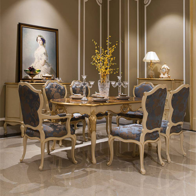 ,MY SHOP,Dining Room Antique Silk Embroidered Upholstered Armless Chair - Ekar Furniture,foshan furniture factory,custom Furniture factory,china furniture factory