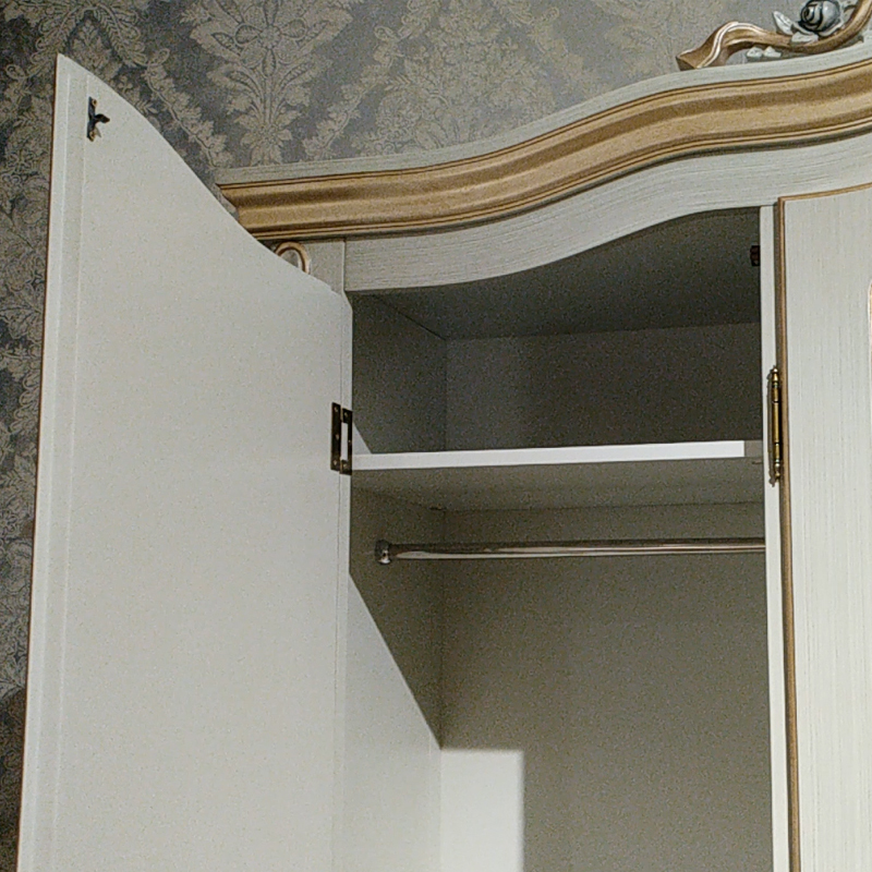 Four Doors Armoire Antique Solid Wood Armoire Wardrobe,EKAR FURNITURE CO.,LTD,,foshan furniture factory,custom Furniture factory,china furniture factory