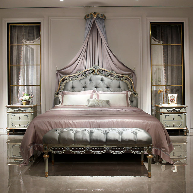 ,MY SHOP,Antique Italian Nightstand with Carved Flower Pattern,foshan furniture factory,custom Furniture factory,china furniture factory