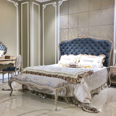 ,MY SHOP,Upholstered Bed Bench with Carved Wooden Frame,foshan furniture factory,custom Furniture factory,china furniture factory