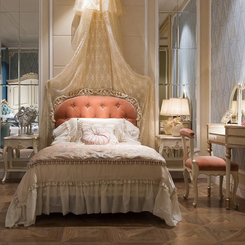 Small Orange Wooden Velvet Dressing Stools/Vanity Chair/Vanity Stool/Makeup Stool,EKAR FURNITURE CO.,LTD,,foshan furniture factory,custom Furniture factory,china furniture factory