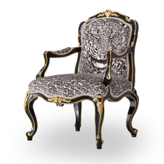 Cheetah Patterned Chairs Black Accent Armchair Set For Sale,EKAR FURNITURE CO.,LTD,Cheetah Patterned Chairs Black Accent Armchair Set For Sale  - Ekar Furniture,foshan furniture factory,custom Furniture factory,china furniture factory