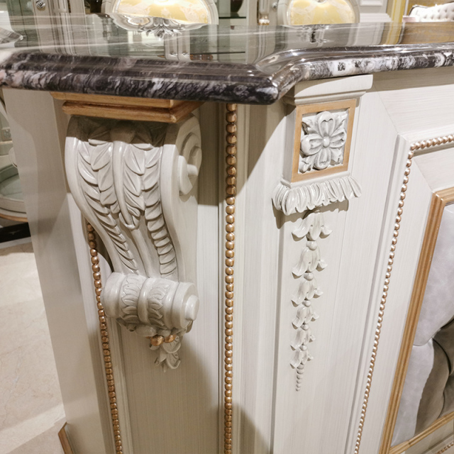 ,MY SHOP,French Style Marble Top Bar Table with Metal Frame for Living Room or Kitchen,foshan furniture factory,custom Furniture factory,china furniture factory