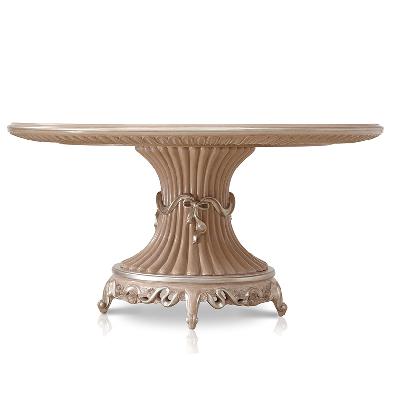 White Round Wooden Dining Table/Dinette Table/Kitchen Table,EKAR FURNITURE CO.,LTD,,foshan furniture factory,custom Furniture factory,china furniture factory