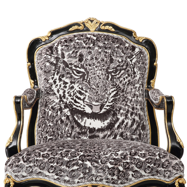 Cheetah Patterned Chairs Black Accent Armchair Set For Sale,EKAR FURNITURE CO.,LTD,Cheetah Patterned Chairs Black Accent Armchair Set For Sale  - Ekar Furniture,foshan furniture factory,custom Furniture factory,china furniture factory