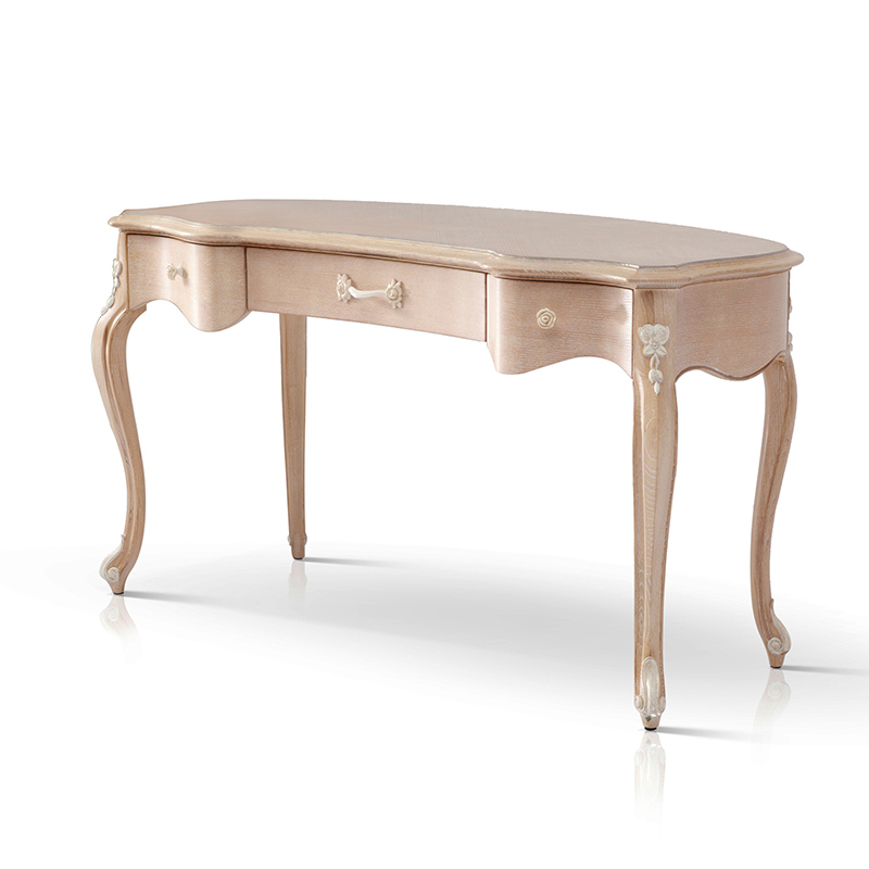 The Latest Exquisite Ash Wood Home Office Writing Desk with Carved Flower,EKAR FURNITURE CO.,LTD,EKAR FURNITURE - Elegant Single Seater Sofa for Home, Trade, and Design,foshan furniture factory,custom Furniture factory,china furniture factory