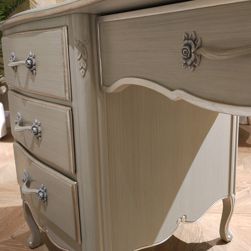 French Style Solid Wood Desk with Drawers for Home Office or Study Room,EKAR FURNITURE CO.,LTD,French Style Solid Wood Desk with Drawers for Home Office or Study Room,foshan furniture factory,custom Furniture factory,china furniture factory