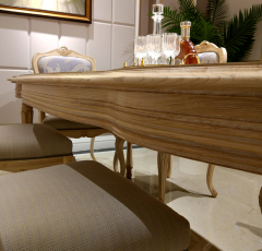 ,MY SHOP,Long Ash Wood Veneered Dining Table,foshan furniture factory,custom Furniture factory,china furniture factory