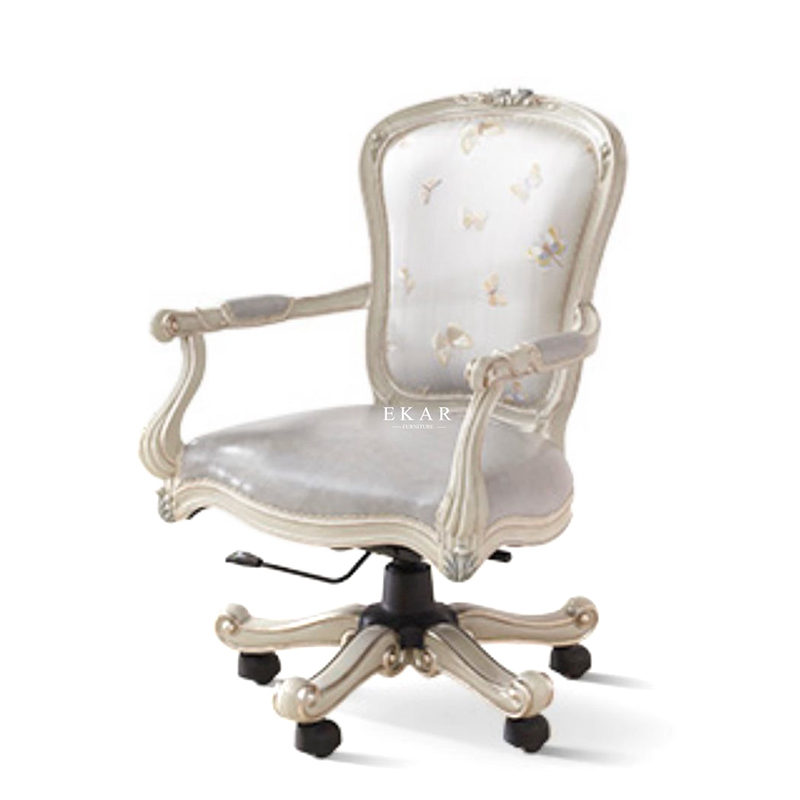 Elegant French swivel book chair for a sophisticated home office,EKAR FURNITURE CO.,LTD,Elegant French swivel book chair for a sophisticated home office,foshan furniture factory,custom Furniture factory,china furniture factory