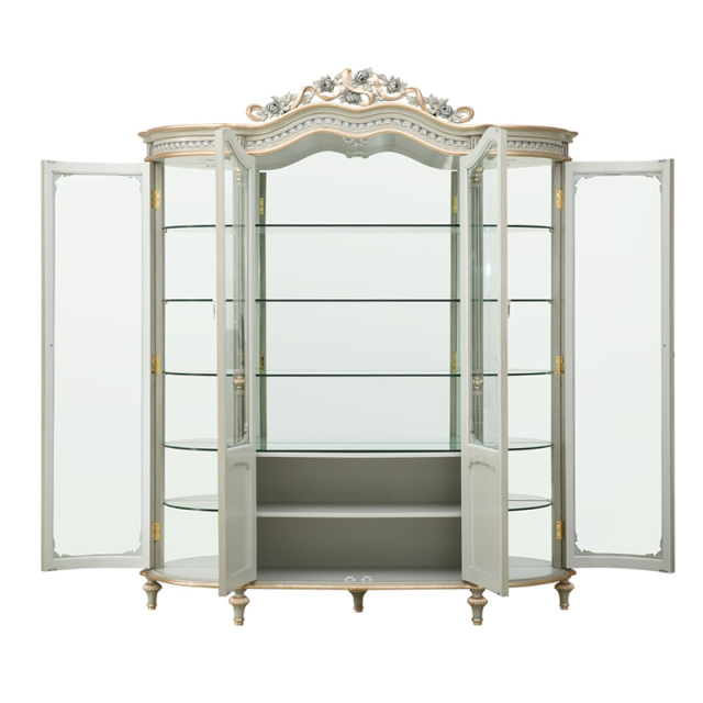 ,MY SHOP,Antique Flash Star Grey Bar Cabinet/Curio Cabinet/Diaplay Cabinet,foshan furniture factory,custom Furniture factory,china furniture factory