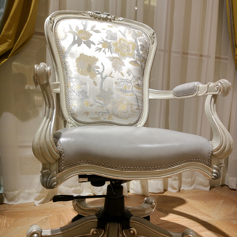 Elegant French swivel book chair for a sophisticated home office,EKAR FURNITURE CO.,LTD,Elegant French swivel book chair for a sophisticated home office,foshan furniture factory,custom Furniture factory,china furniture factory