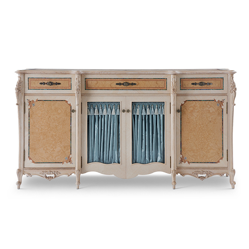 Hand Carving Dining Room Cabinet Antique Sideboard,EKAR FURNITURE CO.,LTD,Hand Carving Dining Room Cabinet Antique Sideboard - Ekar Furniture,foshan furniture factory,custom Furniture factory,china furniture factory