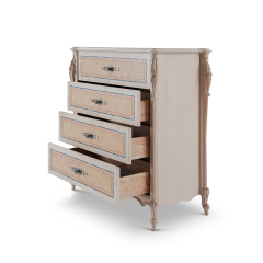 ,MY SHOP,Ekar Bedroom Furniture Solid Wood Inlaid Patchwork Four-Drawer Cabinet,foshan furniture factory,custom Furniture factory,china furniture factory