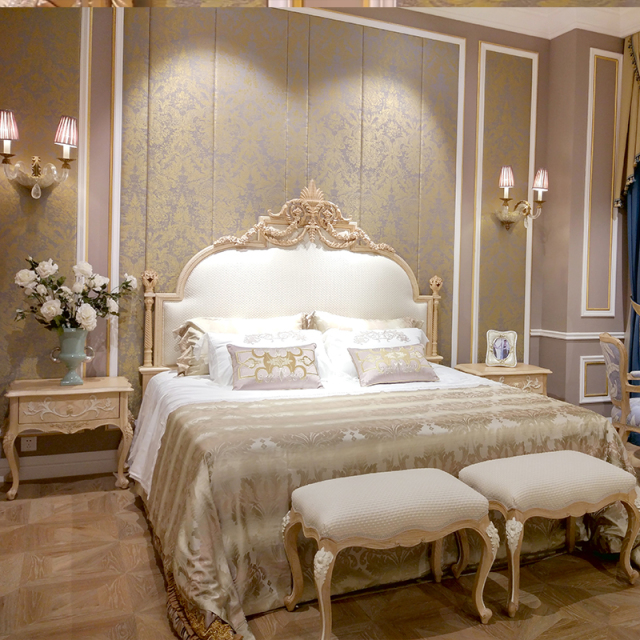 ,MY SHOP,The Latest Exquisite Carved Flower Wooden Nightstand,foshan furniture factory,custom Furniture factory,china furniture factory