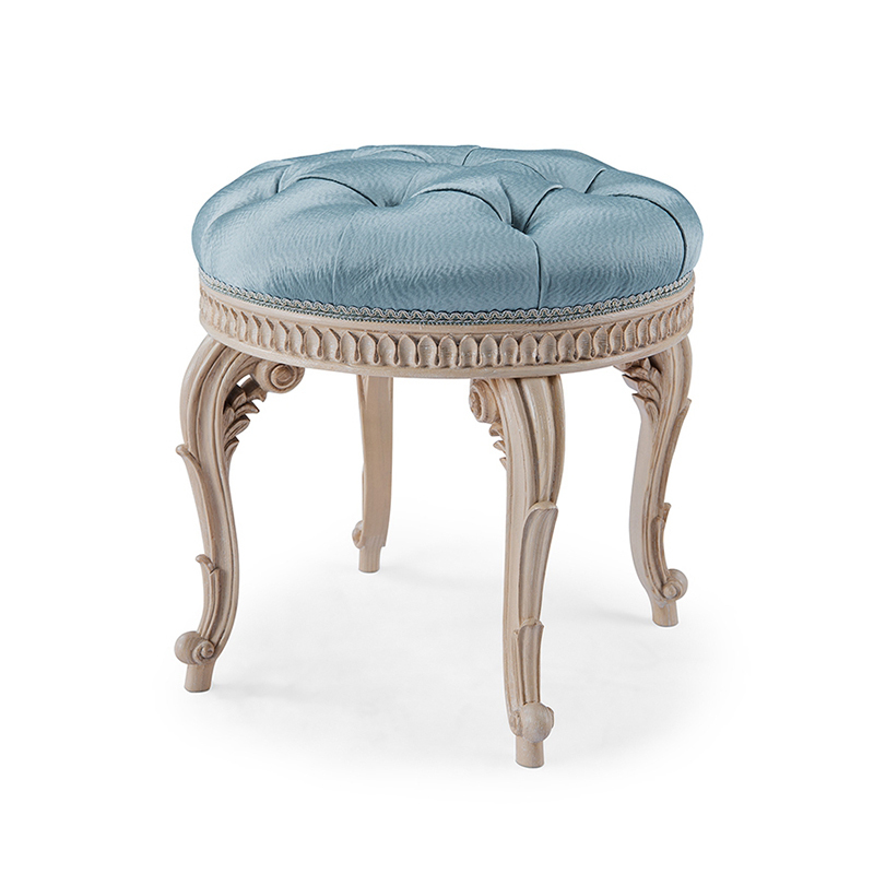 Wooden Carved Makeup Dresser Wooden Ottoman Dressing Stool,EKAR FURNITURE CO.,LTD,Wooden Carved Makeup Dresser Wooden Ottoman Dressing Stool,foshan furniture factory,custom Furniture factory,china furniture factory