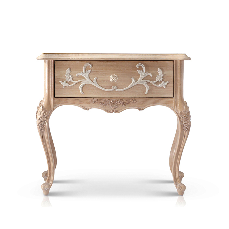 The Latest Exquisite Carved Flower Wooden Nightstand,EKAR FURNITURE CO.,LTD,The Latest Exquisite Carved Flower Wooden Nightstand,foshan furniture factory,custom Furniture factory,china furniture factory