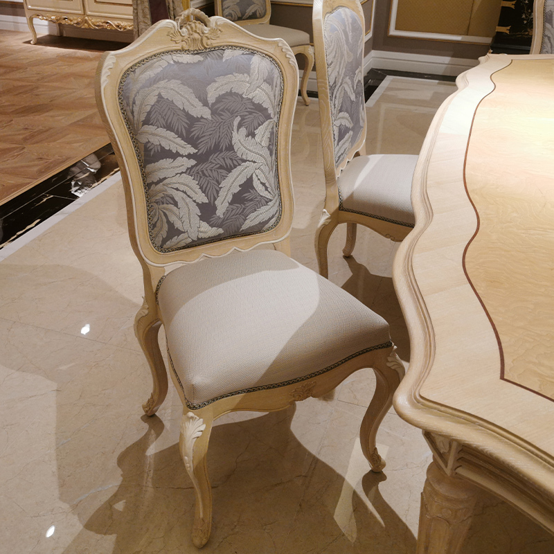 White Upholstered Oak Dining Room Chair,EKAR FURNITURE CO.,LTD,White Upholstered Oak Dining Room Chair - Ekar Furniture,foshan furniture factory,custom Furniture factory,china furniture factory