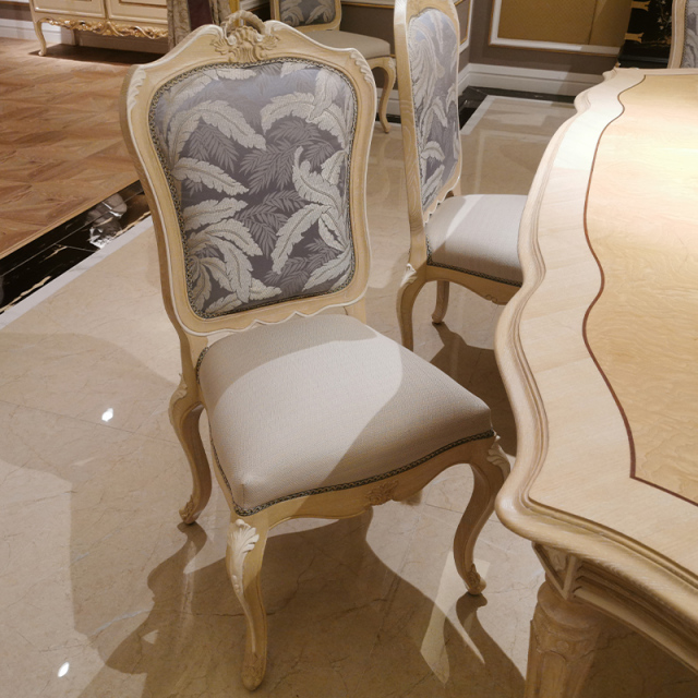 White Upholstered Oak Dining Room Chair,EKAR FURNITURE CO.,LTD,White Upholstered Oak Dining Room Chair - Ekar Furniture,foshan furniture factory,custom Furniture factory,china furniture factory