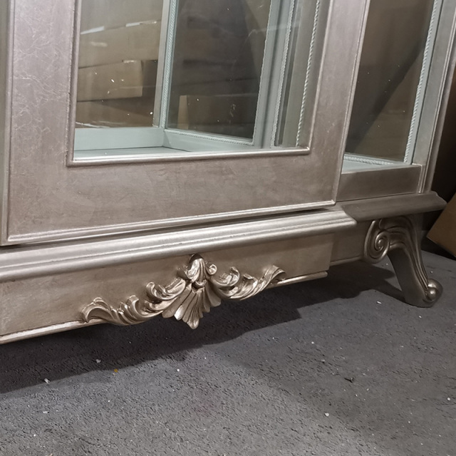 ,MY SHOP,Antique Drinking Dining Room Display Cupboard Glass Cabinet,foshan furniture factory,custom Furniture factory,china furniture factory