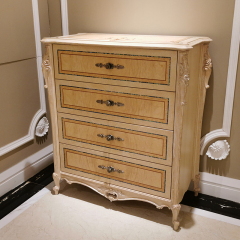 ,MY SHOP,Ekar Bedroom Furniture Solid Wood Inlaid Patchwork Four-Drawer Cabinet,foshan furniture factory,custom Furniture factory,china furniture factory