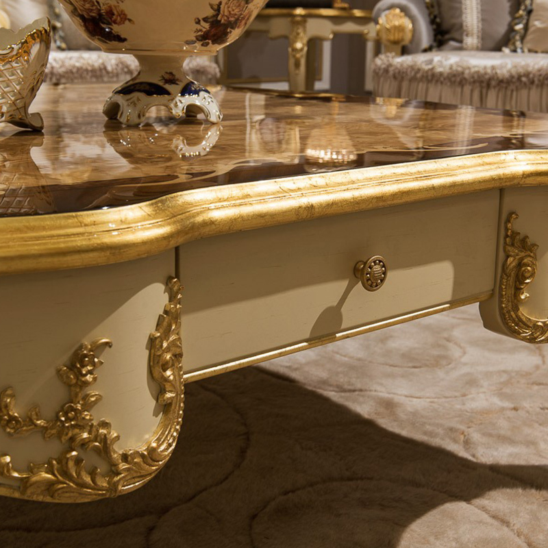 French Vintage Style Veneered Wooden Living Room Center Table,EKAR FURNITURE CO.,LTD,French Vintage Style Veneered Wooden Living Room Center Table,foshan furniture factory,custom Furniture factory,china furniture factory