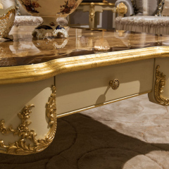 ,MY SHOP,French Vintage Style Veneered Wooden Living Room Center Table,foshan furniture factory,custom Furniture factory,china furniture factory