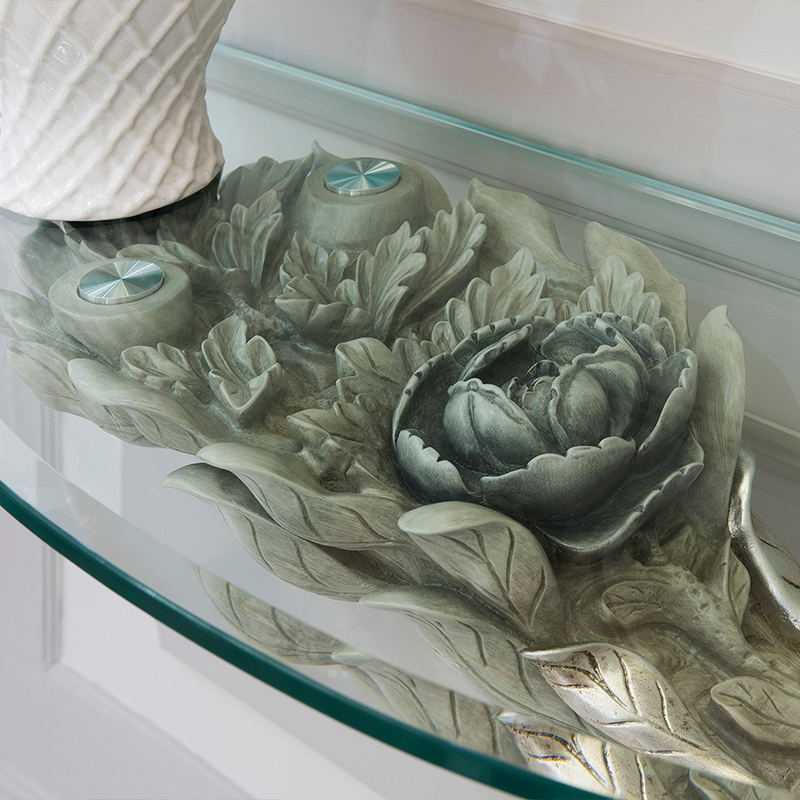 Living room classic design style tree trunk shaped wooden glass console table,EKAR FURNITURE CO.,LTD,Living room classic design style tree trunk shaped wooden glass console table,foshan furniture factory,custom Furniture factory,china furniture factory