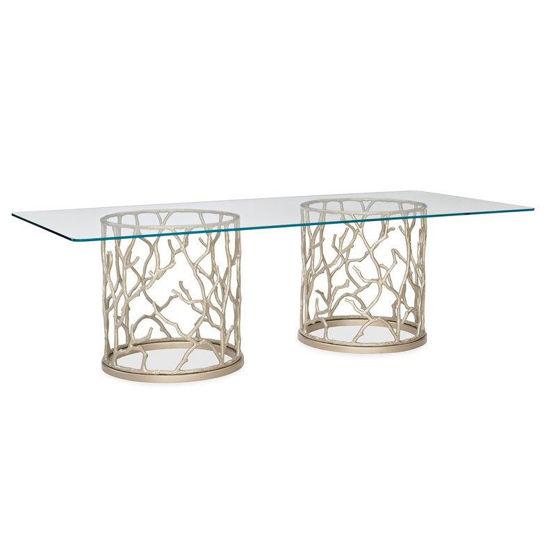 Classic smooth glass top and metal legs dining table,EKAR FURNITURE CO.,LTD,Classic smooth glass top and metal legs dining table,foshan furniture factory,custom Furniture factory,china furniture factory