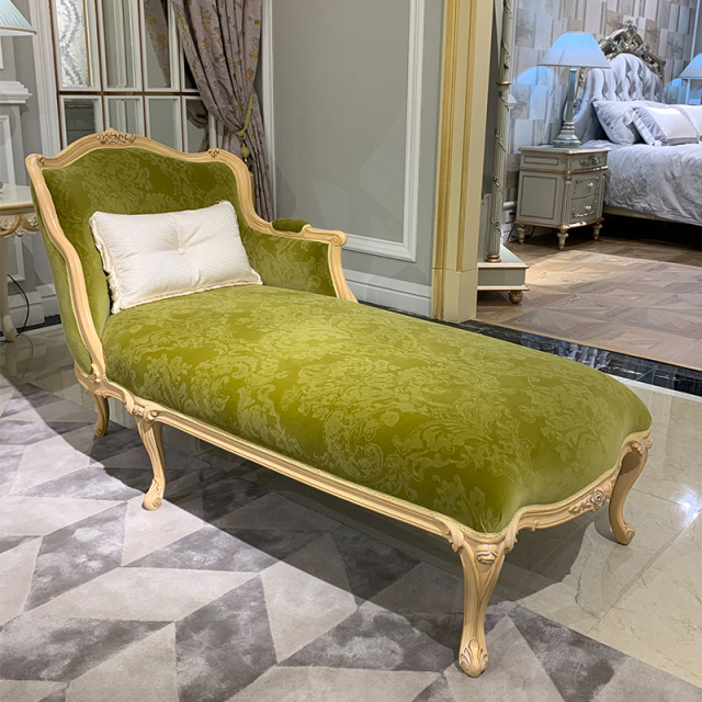 ,MY SHOP,European Style Elegant Wood Chaise Lounge,foshan furniture factory,custom Furniture factory,china furniture factory