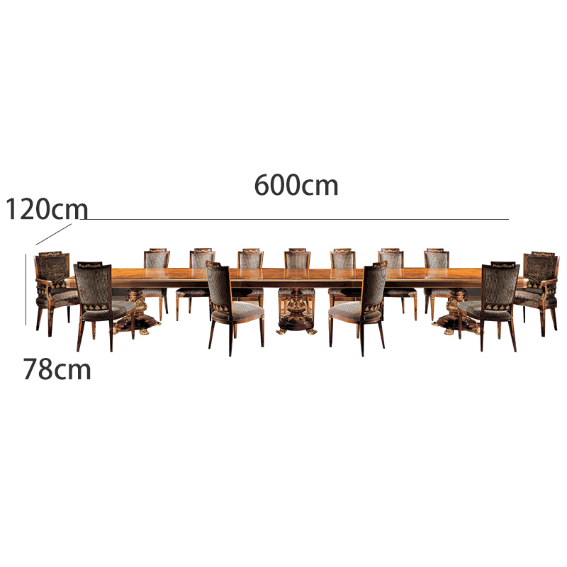 Classic Long Dining Table Sets Luxury Wood Carving Multi-Person Dining Table And Chairs,EKAR FURNITURE CO.,LTD,Long Dining Table Sets Luxury Wood Carving Multi-Person Dining Table And Chairs,foshan furniture factory,custom Furniture factory,china furniture factory