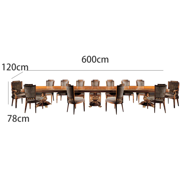 ,MY SHOP,Long Dining Table Sets Luxury Wood Carving Multi-Person Dining Table And Chairs,foshan furniture factory,custom Furniture factory,china furniture factory