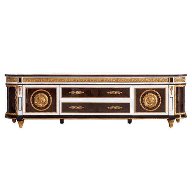 ,MY SHOP,Antique French Style Wood White Tv Stand - Ekar Furniture,foshan furniture factory,custom Furniture factory,china furniture factory