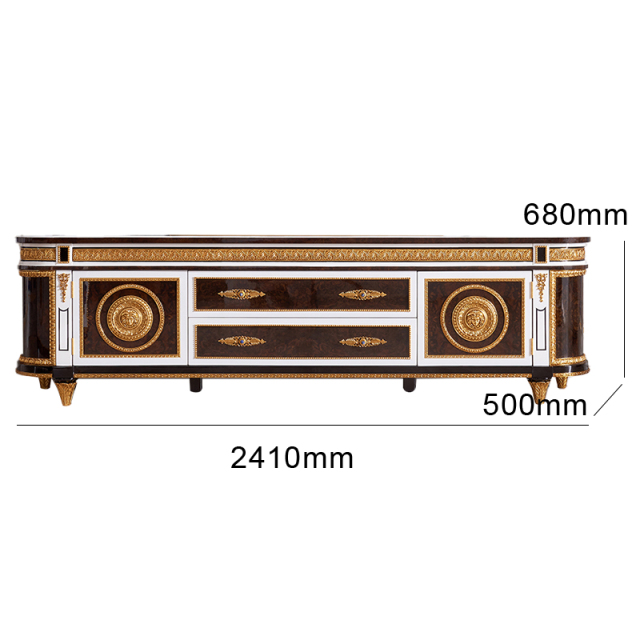 ,MY SHOP,Antique French Style Wood White Tv Stand - Ekar Furniture,foshan furniture factory,custom Furniture factory,china furniture factory